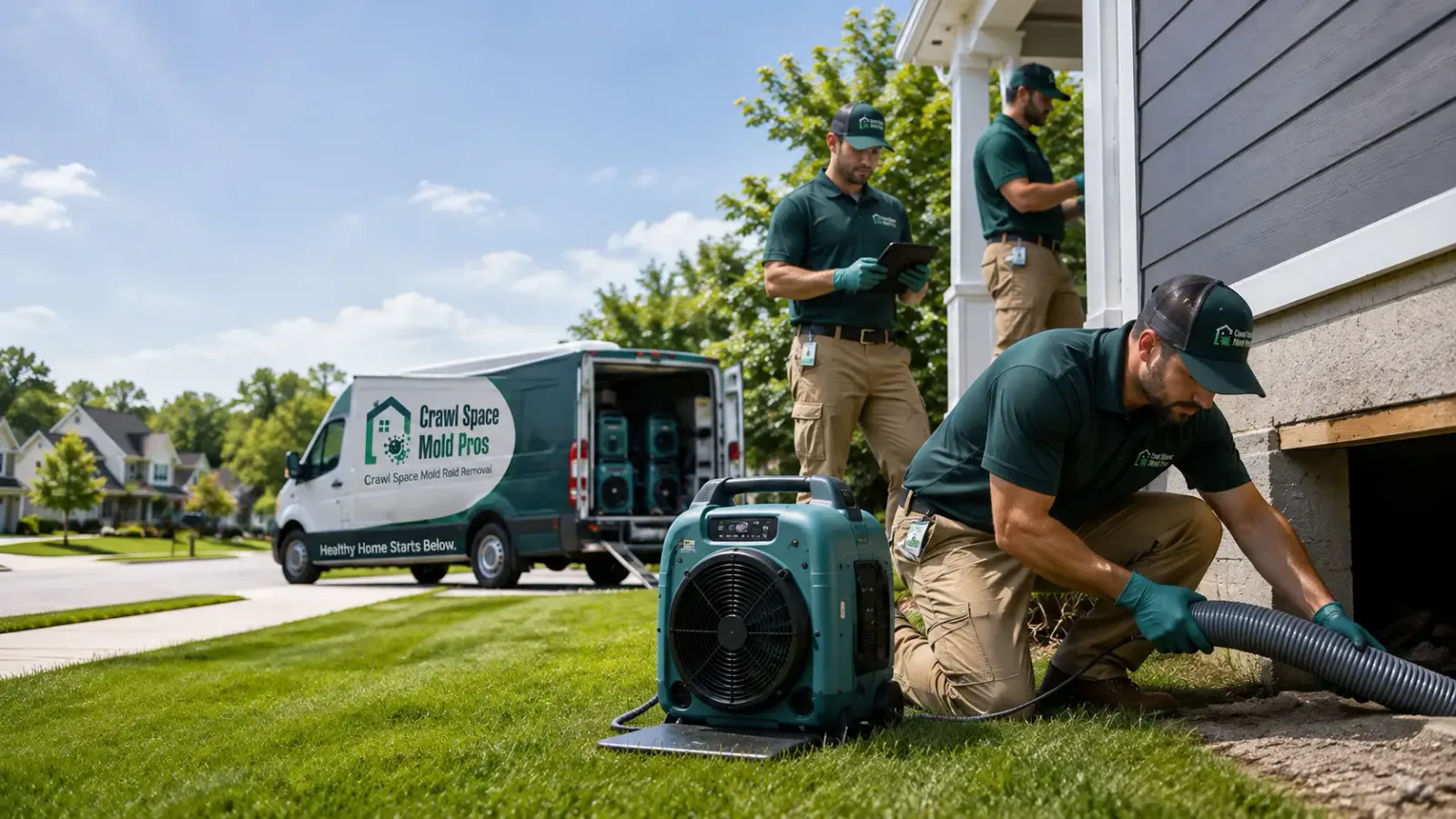 Crawl Space Mold Removal in Colden, NY